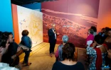 Début de l'exposition "Saint-Leu, du café aux musées"