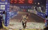 Grand raid 2025 arrivée Baptiste Chassagne