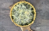 Lo gou mon péi: tarte curcuma et brèdes cresson