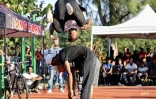 Championnat régional street workout au Port, bek la barre 