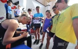 aleksandra miroslaw , championne d'escalade