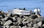 bateau  speed boat Anse des Cascades 