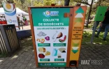 borne de collecte de biodéchets 