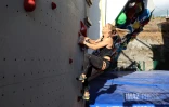 aleksandra miroslaw , championne d'escalade