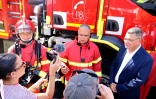 Nouveau matériel pompiers sdis conseil départemental