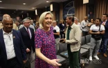 meetinf de Marine Le Pen