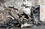 Saint-Denis : une moto prend feu dans la rue de Paris [?]