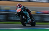 Le Français Fabio Quartararo (Yamaha) lors du GP de Thaïlande, catégorie MotoGP, le 6 octobre 2019 à Buriram