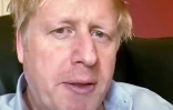 Image diffusée par le 10 Downing Street du Premier ministre britannique Boris Johnson, le 3 avril 2020