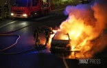 voiture en feu 