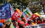 mobilisation de l'intersyndicale de la fonction publique à la prefecture 