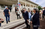 Visite ministérielle : Gérald Darmanin à la Cour d'appel pour échanger avec les magistrats et agents du ministère de la Justice