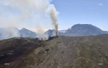 Incendie au Maïdo : la fumée visible de loin 