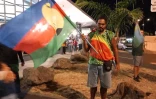 Sainte-Marie : un rassemblement en soutien au peuple kanak organisé devant l'aéroport [?]