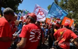 mobilisation de l'intersyndicale de la fonction publique à la prefecture 