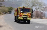 Feu de broussailles à Savannah Saint-Paul