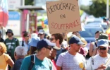 Manifestation contre la réforme des retraites - boulevard bank saint pierre