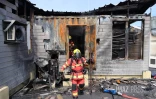 INCENDIE AU PORT OUEST