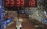 Grand raid 2025 arrivée Baptiste Chassagne