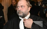 L'avocat Eric Dupond-Moretti, qui va assurer la défense de l'ex-ministre du Budget Jérôme Cahuzac, lors d'un procès le 2 novembre 2017 à Paris