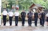 Hommage à Malartic pour les trois policiers tués
