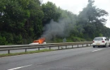 Voiture en feu