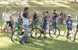 Jeunes de Saint-Paul à vélo