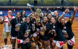 Le Port : les joueuses du club sportif portois basket ball, victorieuses