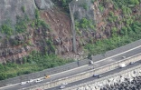 éboulis route du littoral 