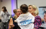 meetinf de Marine Le Pen