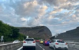 bouchon vers le sud route du littoral