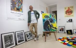 Saint-Denis : des artistes investissent un immeuble de la cité Camélias