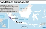 Inondations en Indonésie 