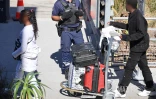 Contrôle de police à l'aéroport Roland Garros