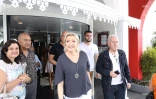 Arrivée de Marine Le Pen