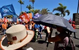 mobilisation de l'intersyndicale de la fonction publique à la prefecture 
