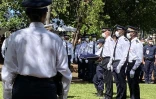cérémonie Laurent Fraysse directeur territorial police nationale