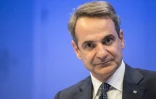 Le Premier ministre grec Kyriakos Mitsotakis à Davos le 18 janvier 2024