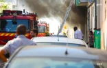 Incendie centre-ville Saint-Denis