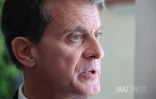 Manuel Valls s'entretient avec la maire de Saint-Denis