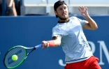 Lucas Pouille s'est incliné dès le troisième tour de l'US Open face au Portugais Joao Sousa, le 1er septembre à New York
