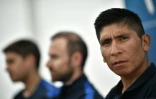 Le Colombien Nairo Quintana (Movistar) en conférence de presse la veille du départ du Tour de France, le 6 juillet 2018 