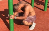 Championnat régional street workout au Port, bek la barre 