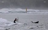 La houle se déchaîne sur le littoral jeudi 19 avril