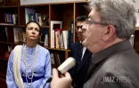 Huguette Bello et Jean-Luc Mélenchon