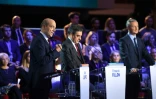 Alain Juppé, François Fillon et Bruno Le Maire, le 3 novembre 2016 à Paris