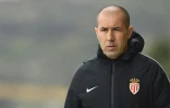 Leonardo Jardim, l'entraîneur de Monaco, lors d'un entraînement avant le match contre la Juventus de Turin, le 2 mai 2017 à La Turbie, près de Monaco