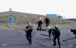 Port est, barrages, gilets jaunes, forces de l'ordre, gendarmes, intervention, 17 décembre