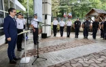 Hommage à Malartic pour les trois policiers tués