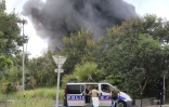 Feu dans un entrepôt au Port 